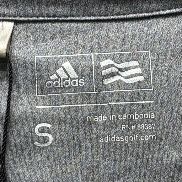 Women's 1/2 Zip Adidas Climastorm Gray Light Weight Running Shirt Size S - Picture 4 of 6